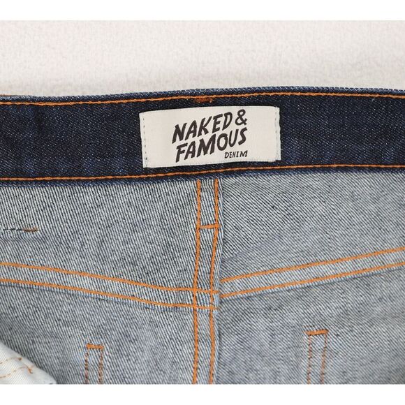 Naked & Famous Super Skinny Guy Jean Mens 32 X 29 Blue Stretch Selvedge Denim - Picture 10 of 11